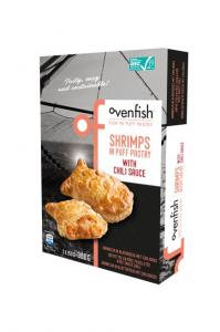 STARTERS - Ovenfish - Shrimps in puff pastry with Chili Sauce 